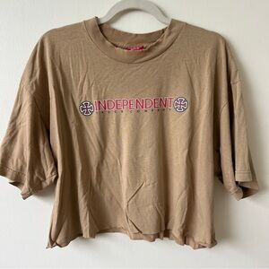 Vintage independent tee - cropped